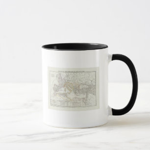 Tasse Carte mondiale de l'hémisphère oriental