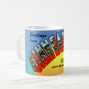 Tasse carte postale de Minneapolis