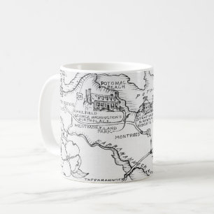 Tasse carte postale de Virginie du Nord