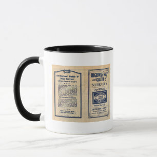 Tasse Carte routière du Nebraska