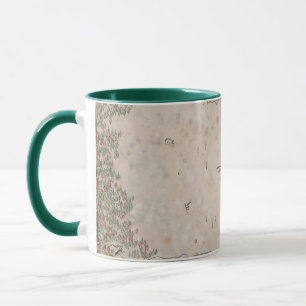 Tasse Carte Sindarin de la Lonely Mountain