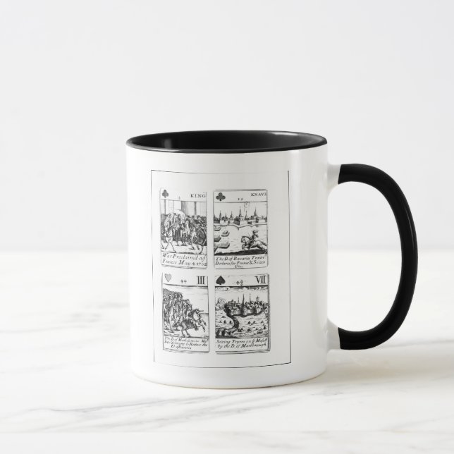 Tasse Cartes de jeu commémorant (Droite)