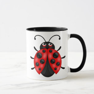 Tasse Carton personnalisable Red Ladybug Drinkware