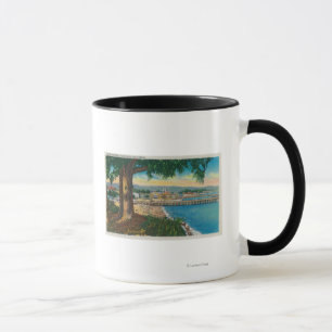 Tasse Casino et jetée, Père Noël CruzSanta Cruz, CA