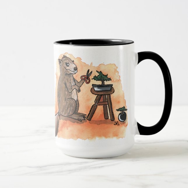 Tasse Castor de bonsaïs (Droite)