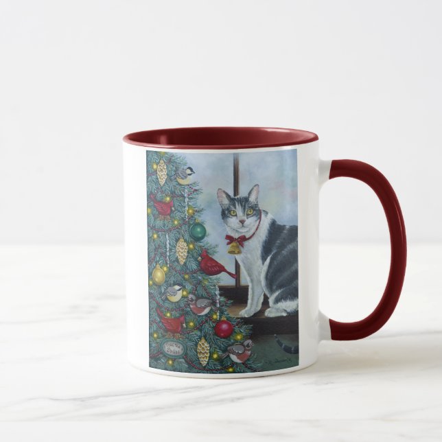 Tasse Cat de Noël 0417 (Droite)
