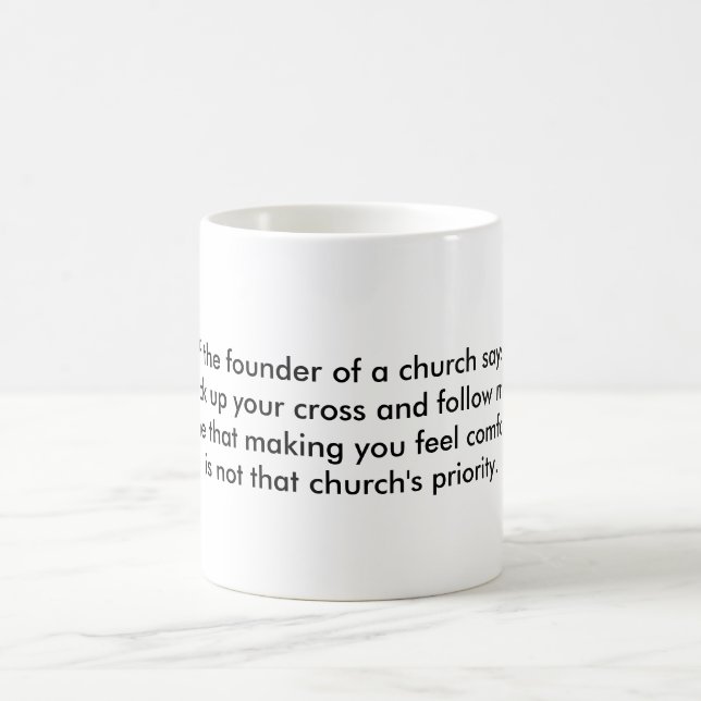 Tasse catholique de défi (Centre)