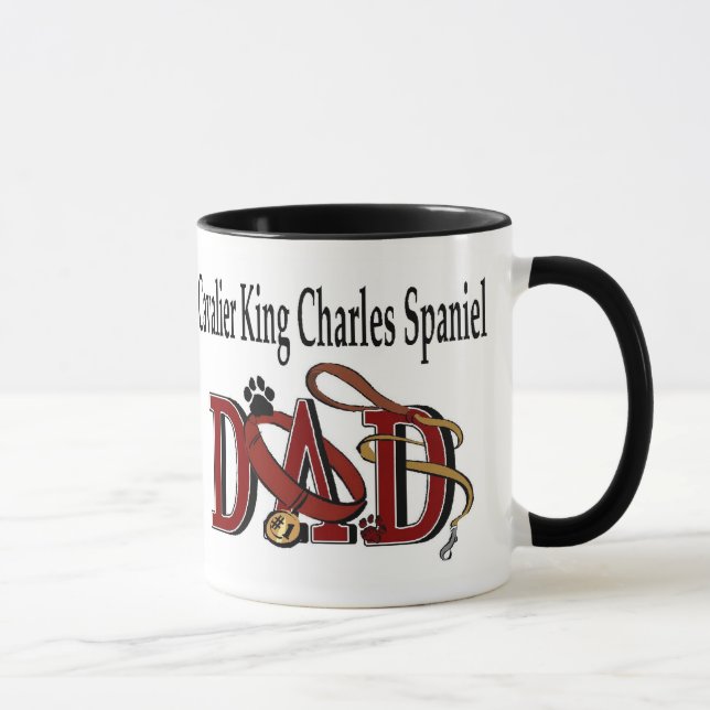 Tasse Cavalier King Charles Spaniel DAD Cadeaux (Droite)
