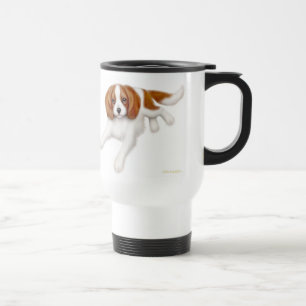 Tasse cavalière de voyage d'épagneul du Roi