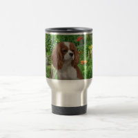 Tasse cavalière de voyage d'épagneul du Roi