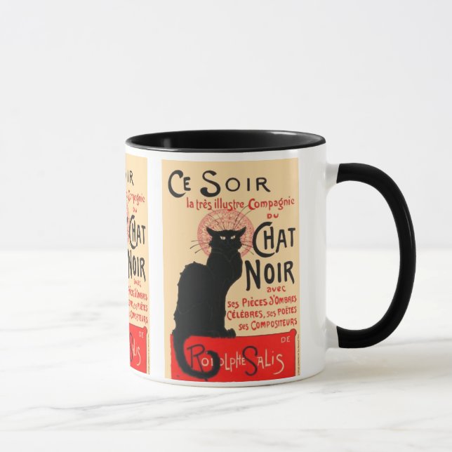 Tasse Ce Soir Le Conversation Noir, Théophile Steinlen (Droite)