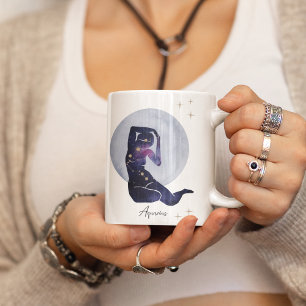 Tasse céleste du Verseau   Tasse du zodiaque bleu 