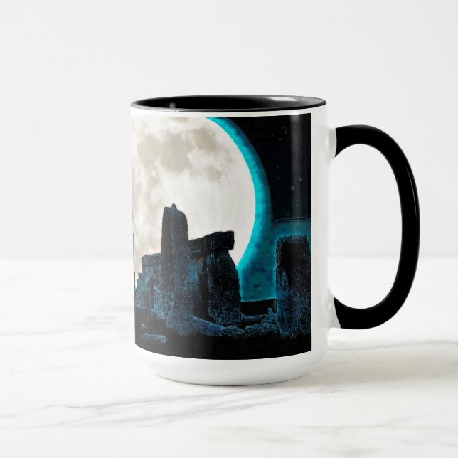 Tasse Celtic Stonehenge, Moon & Stars Astronomy Royaume- (Droite)