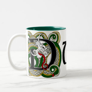 Tasse celtique de dragon de Duffy