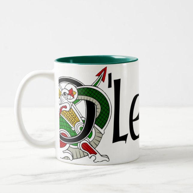 Tasse celtique de dragon d'O'Leary (Gauche)
