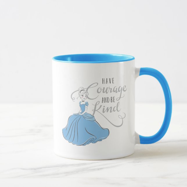 Tasse Cendrillon | Avoir du courage (Droite)