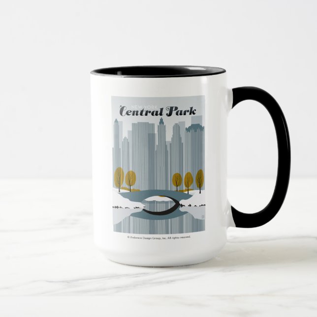 Tasse Central Park, NYC - Neige (Droite)