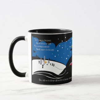 Tasse céramique d'horreur de Yule