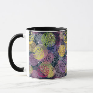 Tasse Cercle mignon abstrait de point de polka