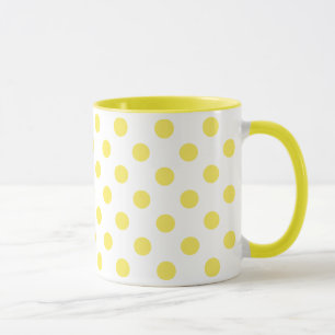 Tasse Cercles jaunes de pois de maïs