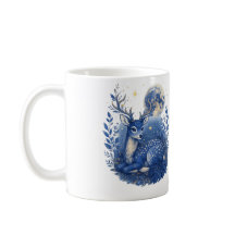 Tasse Cerf Bleu Mystique.