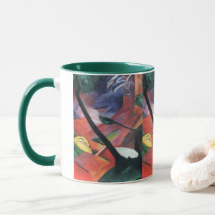 Tasse Cerf dans la forêt II de Franz Marc; Reh im Walde