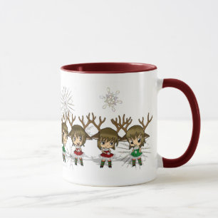 Tasse Cerfs communs tous de Chibi