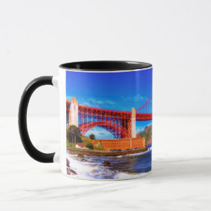 Tasse C'est une image de HDR de 3 tirs du Golden Gate