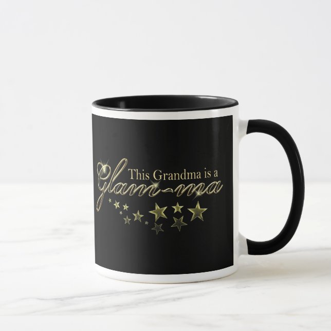 Tasse Cette grand-mère est une Glam-ma (Droite)