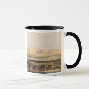 Tasse Chaîne des montagnes libyenne du temple de Louxor