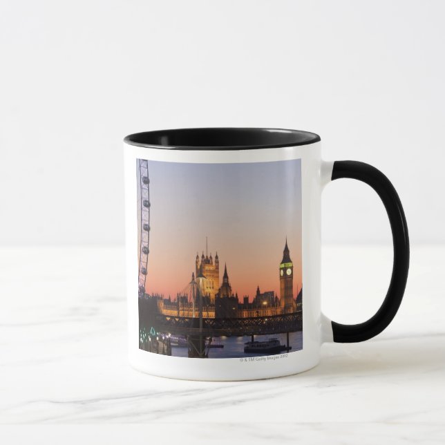 Tasse Chambres du Parlement et de l'oeil de Londres (Droite)
