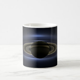 Tasse changeante de couleur de Saturn de planète