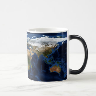 Tasse changeante de couleur de terre