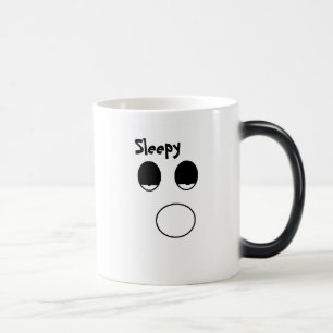 Tasse changeante de la température somnolente