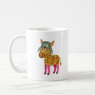 Tasse Chapeau Trapper à Carreaux d'Âne Mignon
