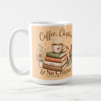Tasse Chapitres Café Sans Bavardage Ambiance Cosy