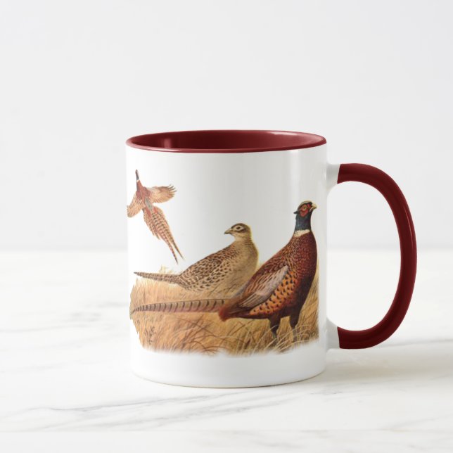 Tasse Chasse évasive d'oiseau de faisan (Droite)