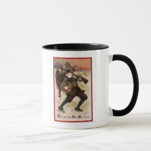 Tasse Chasseur très heureux de la Turquie