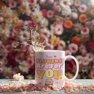Tasse Chat aux Yeux en Cœur à Thème Animal Mignon