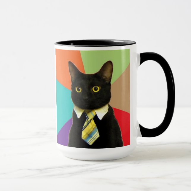 Tasse Chat d'affaires (Droite)