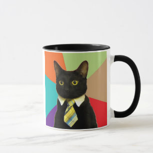 Tasse Chat d'affaires