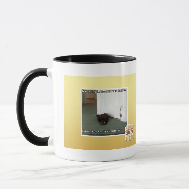 Tasse Chat de sous-sol, légèrement désorienté (Gauche)