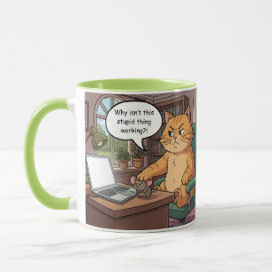 Tasse chat drôle