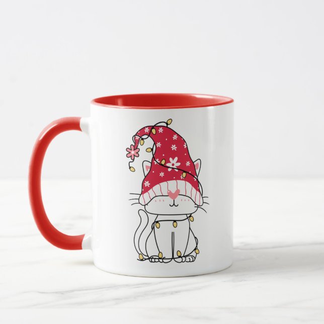Tasse Chat Gnome Mignon (Gauche)