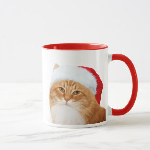 Tasse Chat le père noël