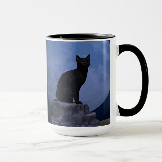 Tasse Chat Lune (Droite)