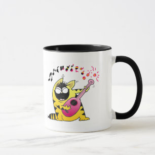 Tasse Chat musical des chats   de LOL gros