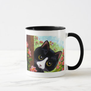 Tasse Chat noir drôle Creationarts de smoking