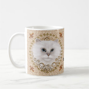 Tasse Chat Persan Fleur De Lis