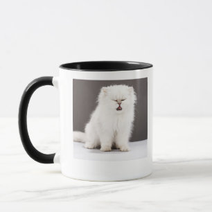 Tasse Chaton avec des yeux fermés